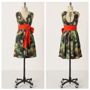 Anthro Eva Franco Oroya Cactus Cotton Dress